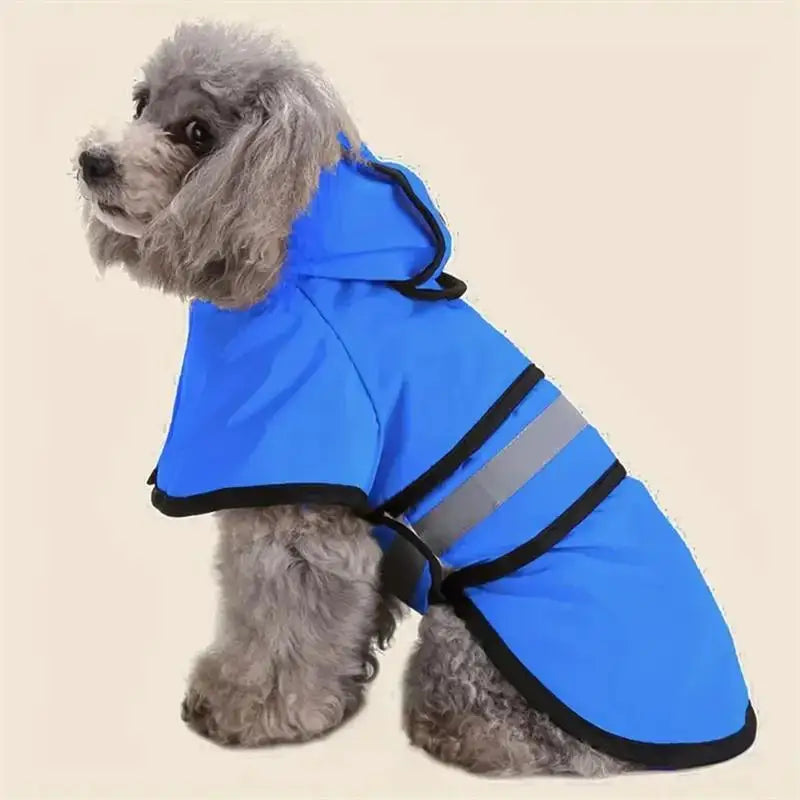 Large Dog Clothes Waterproof Dog Raincoat Pet Windproof Jacket Dry and Comfortable Adjustable Dog Raincoat for All Dogs Breeds