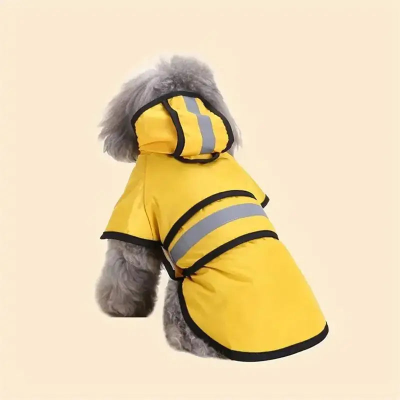 Large Dog Clothes Waterproof Dog Raincoat Pet Windproof Jacket Dry and Comfortable Adjustable Dog Raincoat for All Dogs Breeds